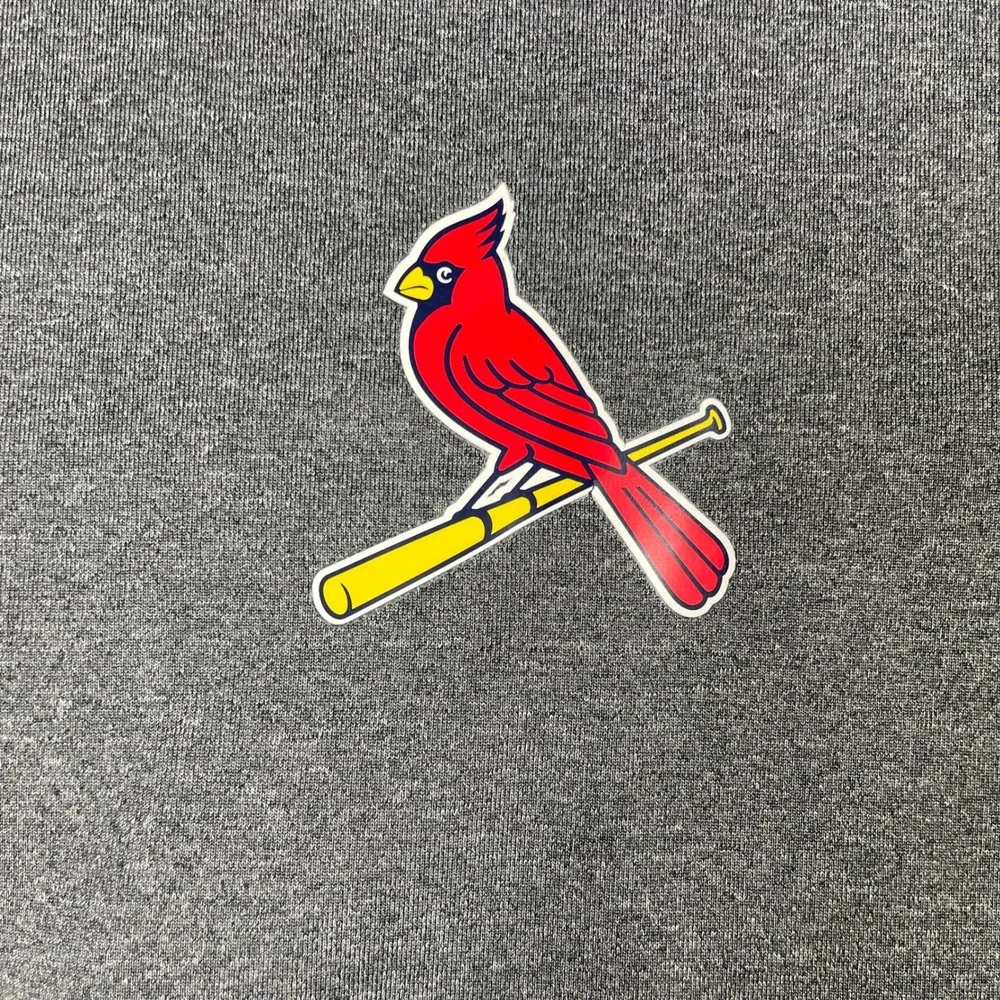 St. Louis Cardinals Nike Pro Shirt Mens Large Gray Red Long Sleeve Fit Dry MLB